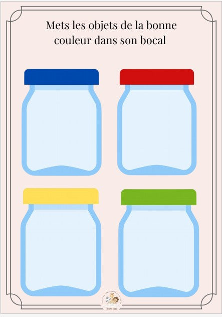 Livret d'apprentissage : LES COULEURS