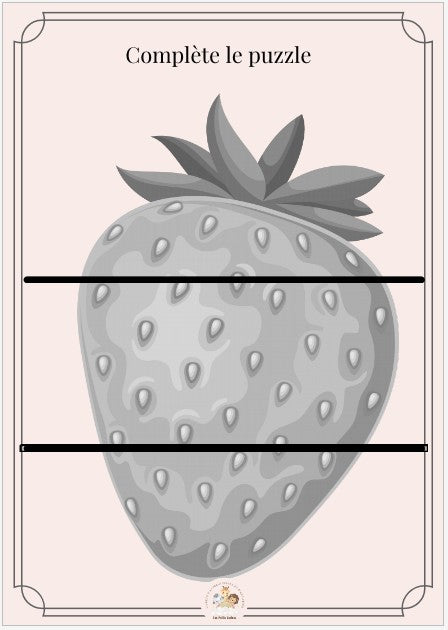 Livret d'apprentissage : LES FRUITS & LES LEGUMES