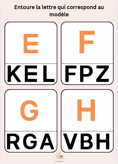 Livret d'apprentissage : J'APPRENDS LES LETTRES