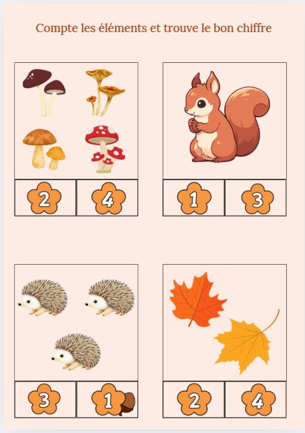 Livret d'activités : L'AUTOMNE